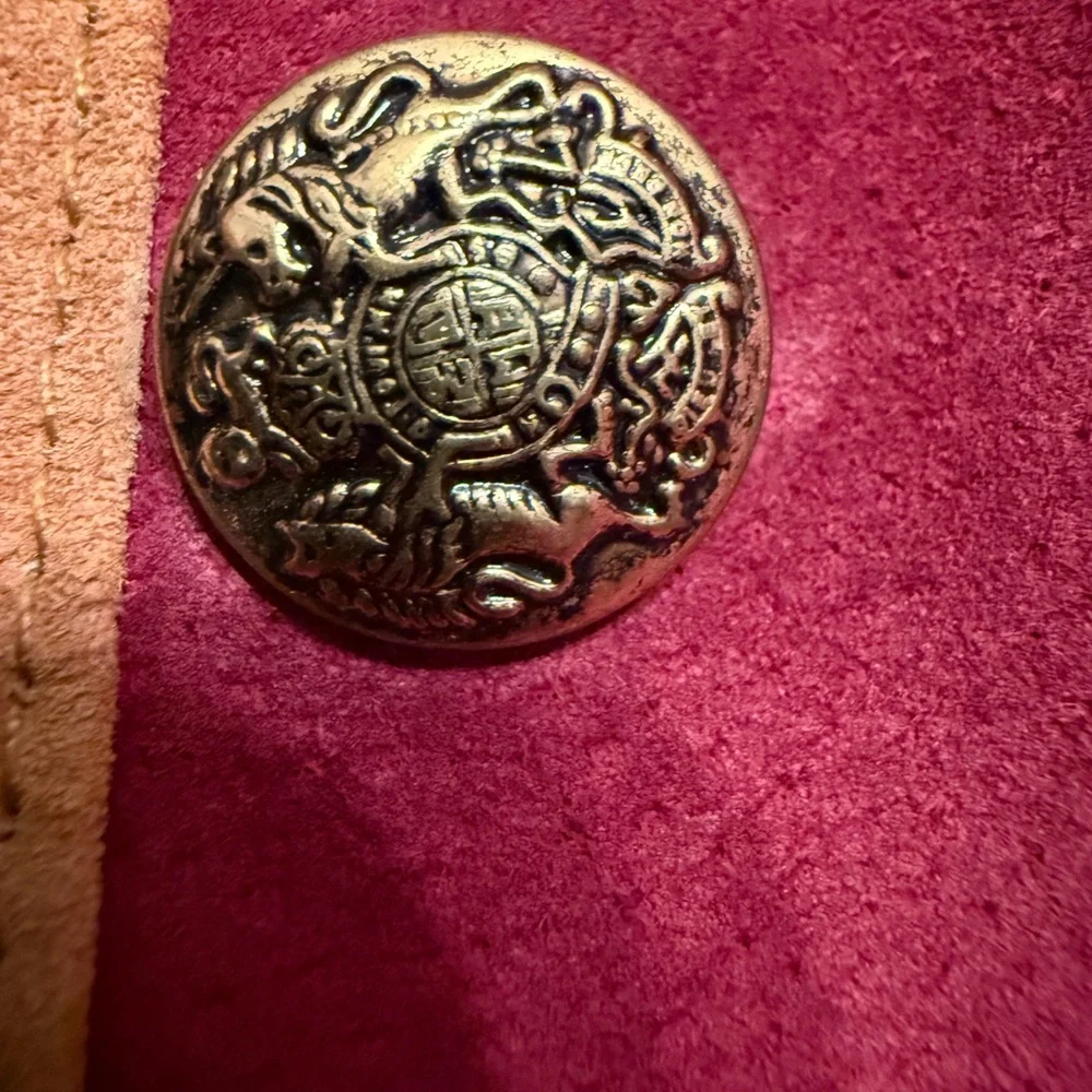 Women's Red Frontier Collection Leather Jacket - Picture 6 of 8